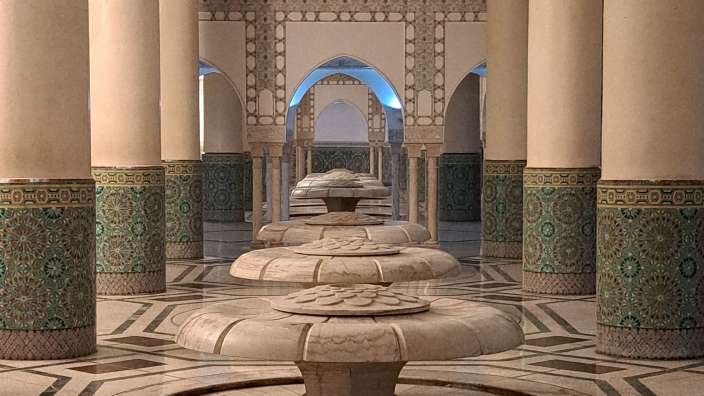 Hassan-II.-Moschee in Casablanca