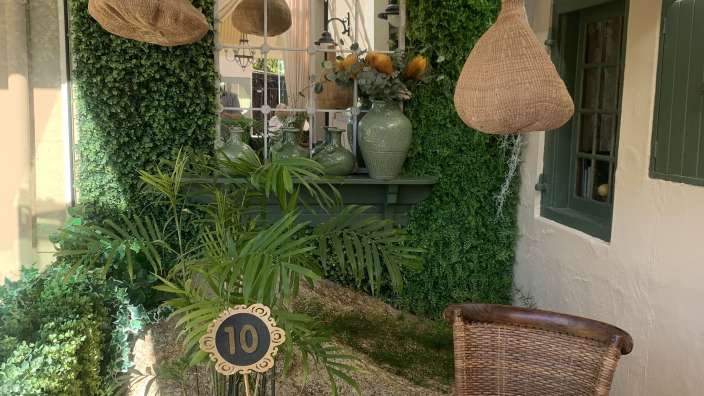 Sehr künstlerisch geschmackvoll dekoriertes Gästehaus