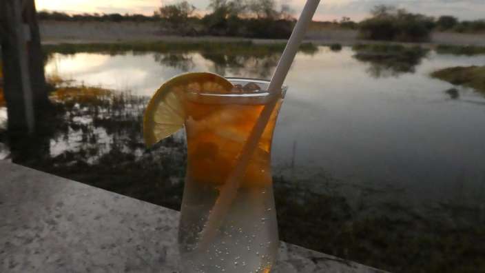 in der tollen Bush Camp-Lodge