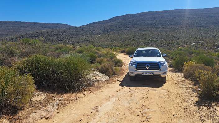 Zufahrtsweg zur Lodge