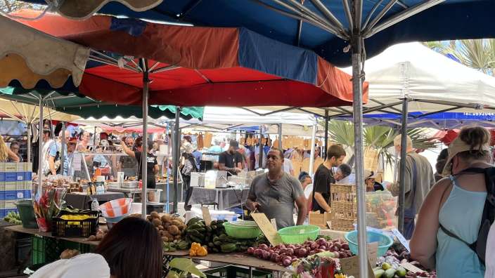 Markt in Saint Pierre