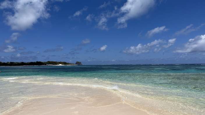 Strand von Gabriel Island (Mauritius)