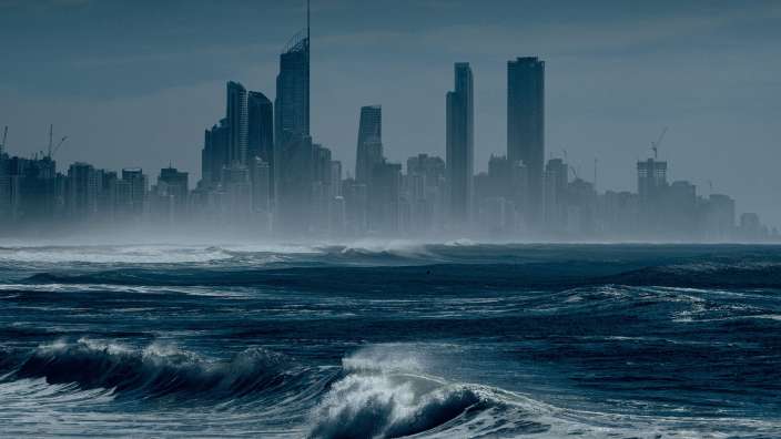 Blick auf Gold Coast