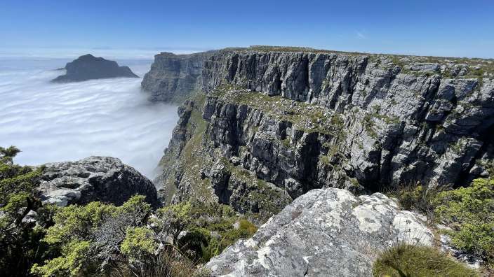 Tafelberg im Nebel