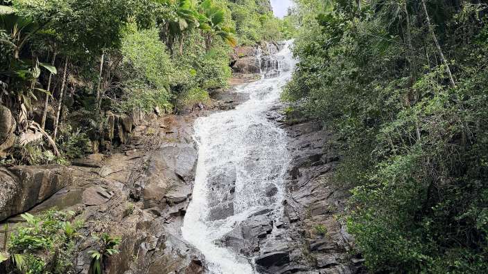 Sauzier Wasserfall auf Mahé