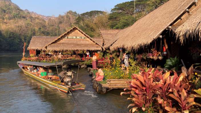Unser Hotel in Kanchanaburi The Riverkwai Jungle Rafts 