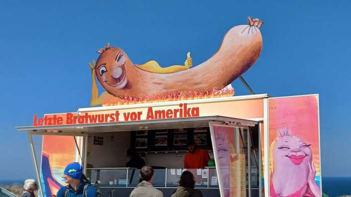 Bratwurst am Südwestzipfel Europas  bei Sagres