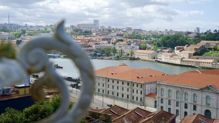Porto Blick vom Garten Villa