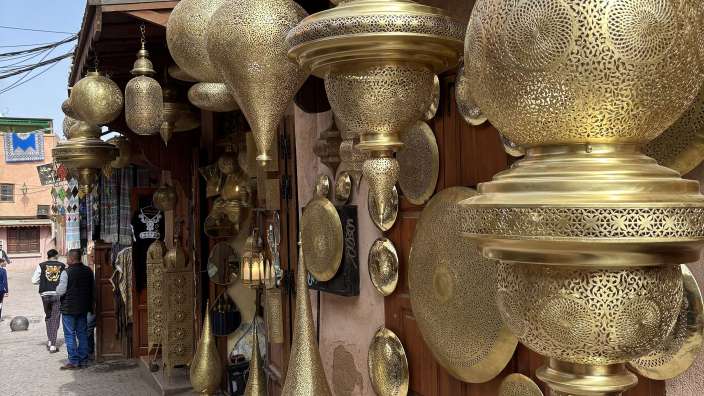 in den Souks von Marrakesch