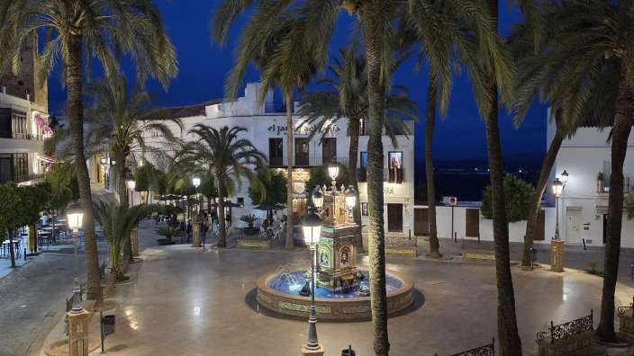 Ausblick von unserem Zimmer in Vejer de la Frontera
