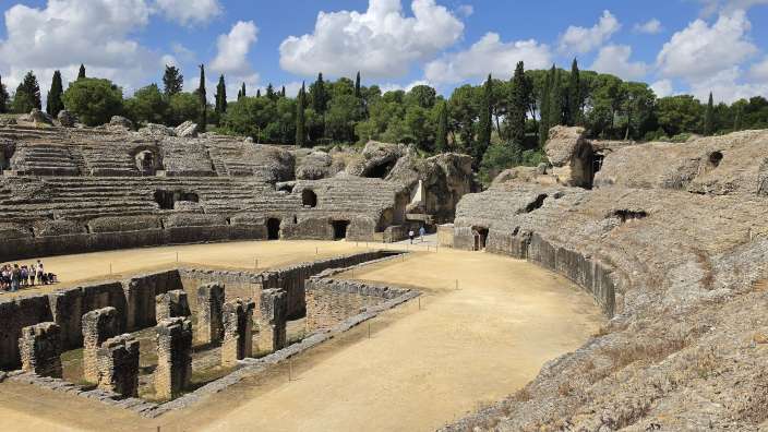 In Italica, dem Herkunftsort der Kaiser Trajan und Hadrian