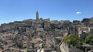 Matera, Blick von der Terrasse