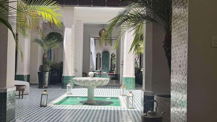 Untergeschoss des Riad in Marrakesch 
