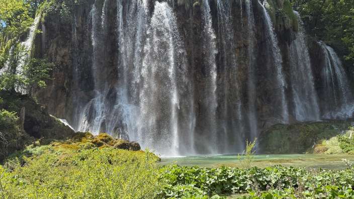 Wasserfall bei den Plitwitzer Seen