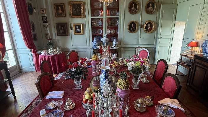 Royales Frühstück im Schloss bei Bacilly