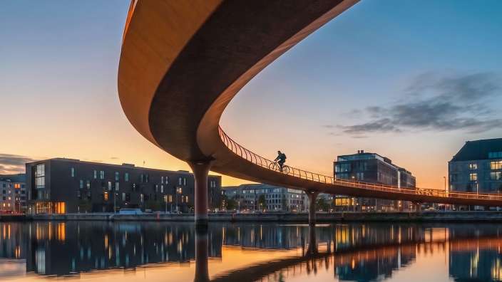 Fahrradbrücke in Kopenhagen