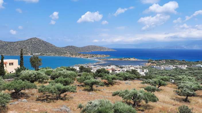 Blick vom Balkon Elounda Heights