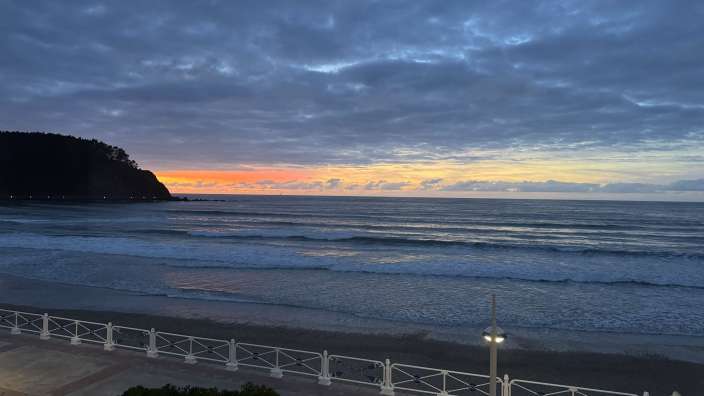 Abend im Hotel in Ribadesella