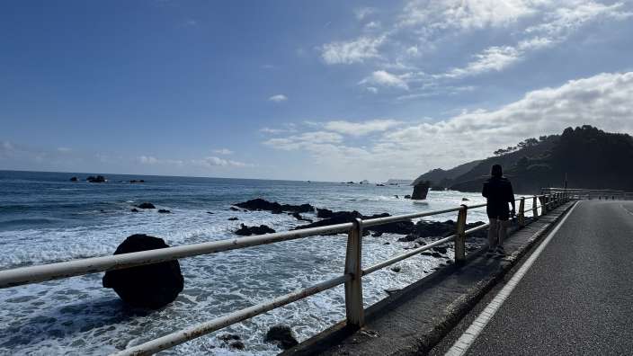 Wanderung am Meer
