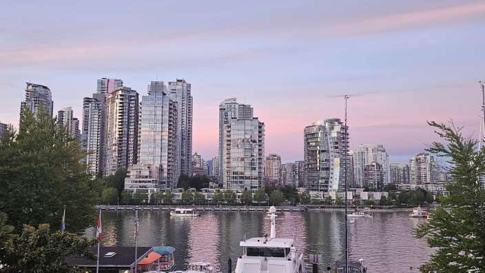 Granville Island- Blick vom Hotel