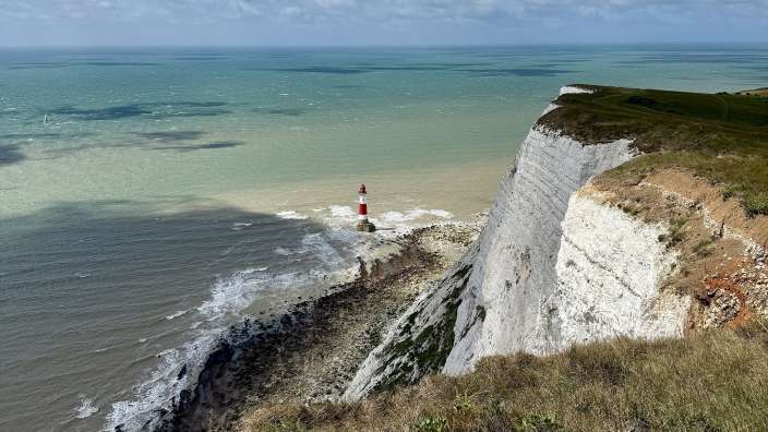 Leuchtturm bei den Seven Sisters