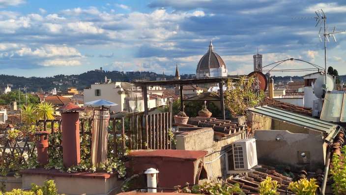 Dachterasse Stadtvilla Florenz