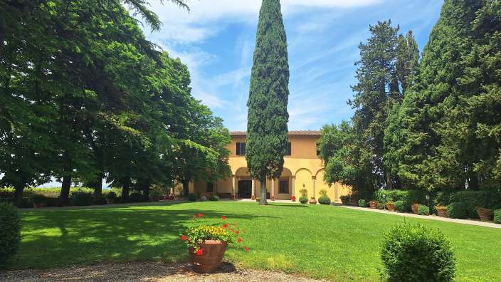 zu Gast in einer Patriziervilla bei San Casciano