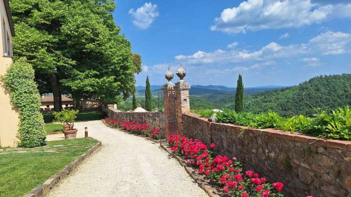 zu Gast auf einem Weingut in Chianti