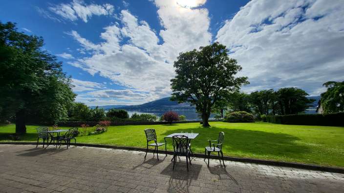 Blick vom Knockderry Country House Hotel