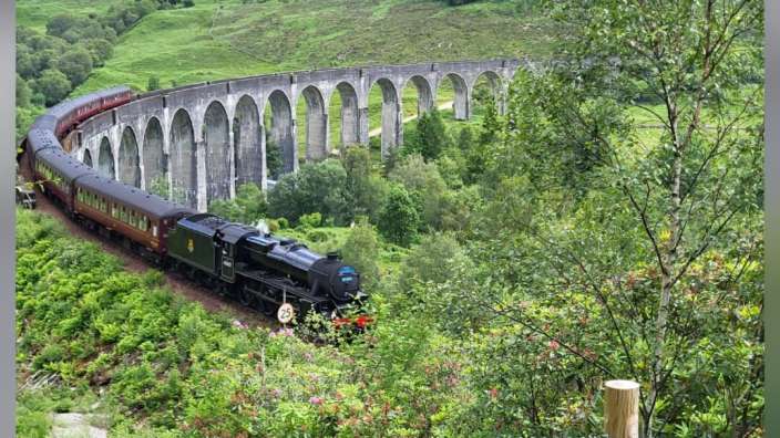 Der legendäre Hogwarts Express- in echt Jacobite Train 