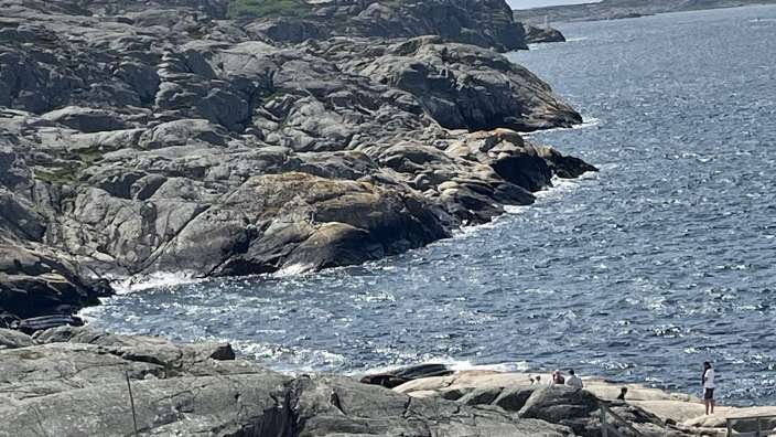 Skaftö am Strand in den Schären 