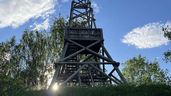 Aussichtsturm auf dem Lillaberget Arvidsjaur...