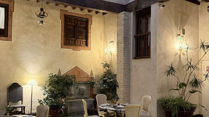 Innenhof Hotel in Granada