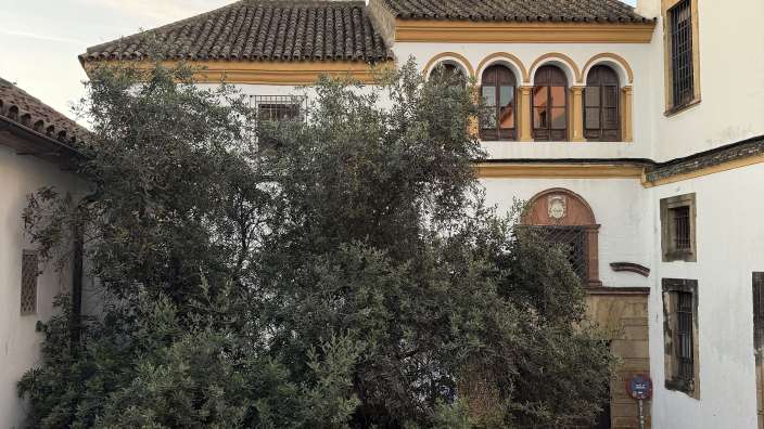 Blick von unserm Balkon in Cordoba