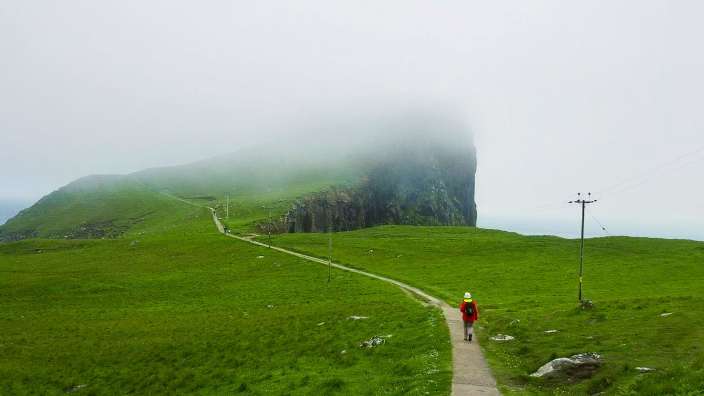 Auf dem Weg zum Neist Point