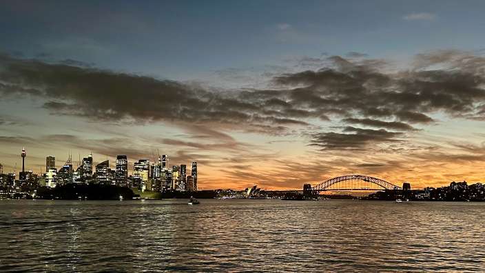 Sydney mit Harbour Bridge