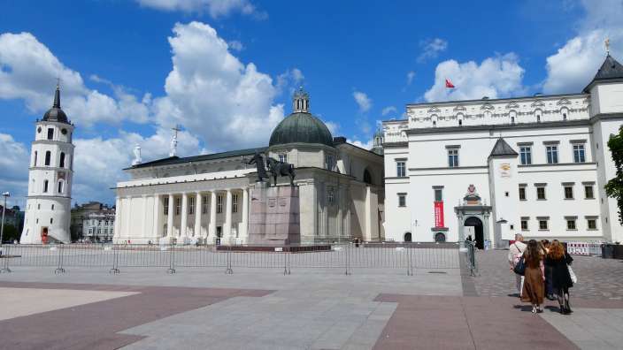 Kathedrale und Burg in Vilnius