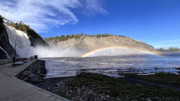 Montmorency Falls bei Québec