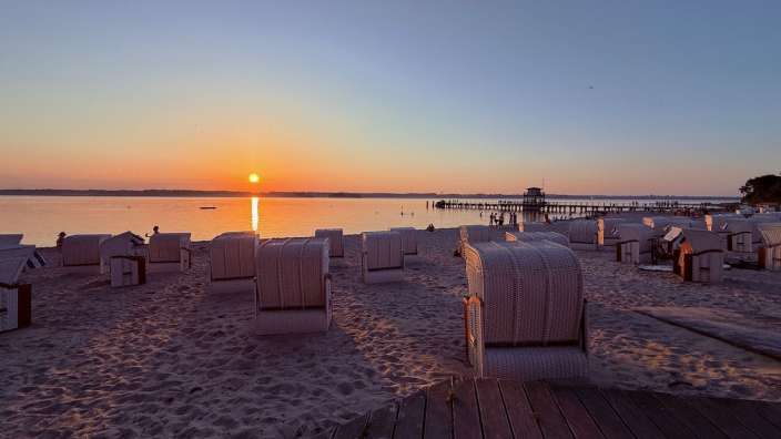Sonnenuntergang in Glücksburg