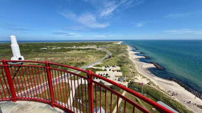 Blick vom Leuchtturm in Skagen