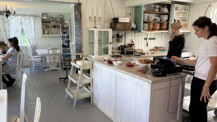 Bakernes Paradis Sandes … sehr nettes Café 