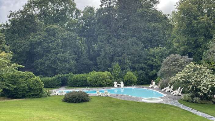 Der geheizte Aussenpool im Ballymaloe House