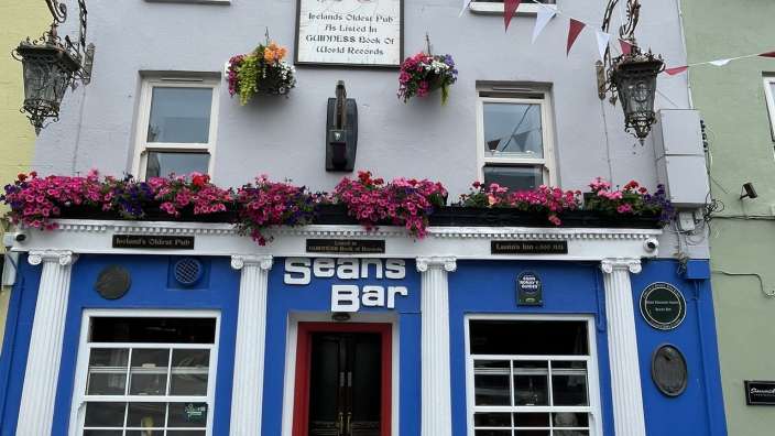 Das älteste Pub Irlands in Athlone am Shannon