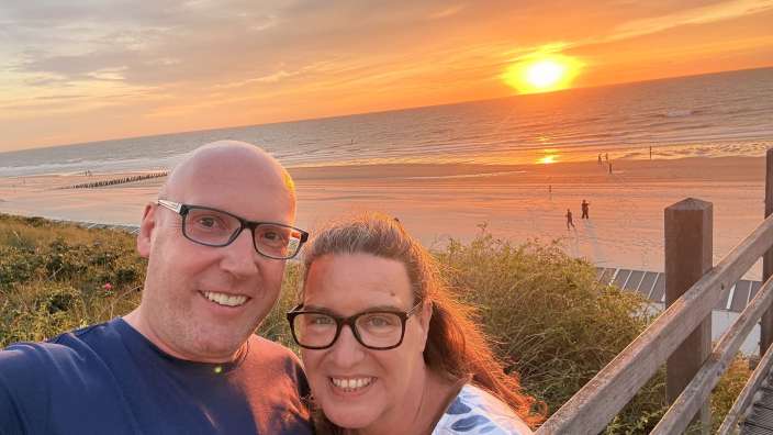 Sonnenuntergang in Domburg