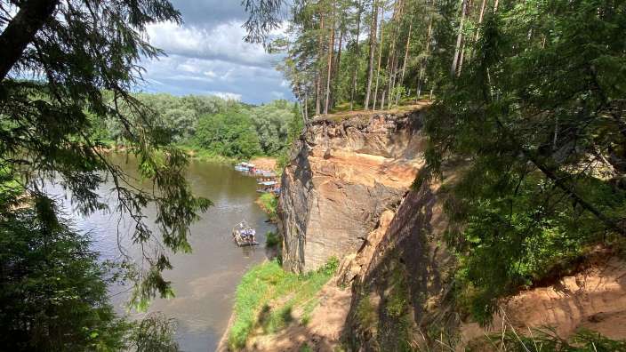 im Gauja Tal