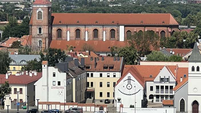 Blick auf die Altstadt Kaunas