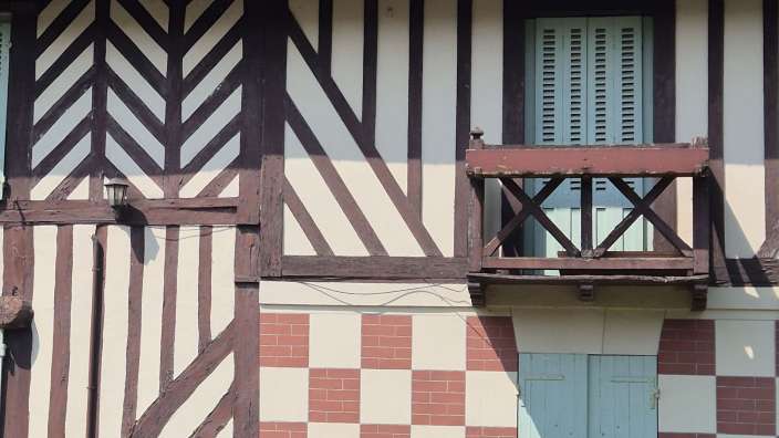 Interessantes  Fachwerk