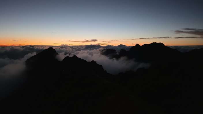 Auf dem Dach von Madeira