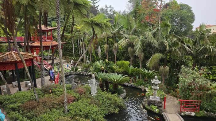 Tropischer Garten bei Funchal