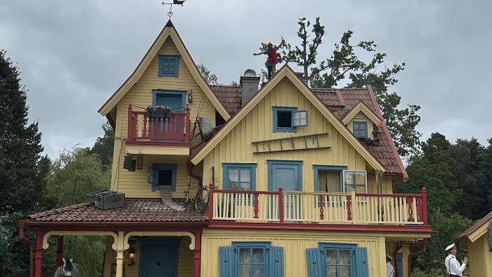 PippiAm Dach der Villa Kunterbunt/ Astrid Lindgren Värld